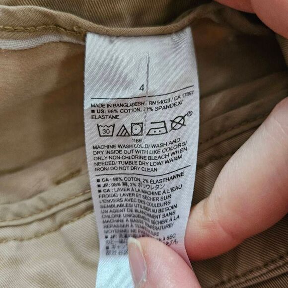 Banana Republic Factory Chino Pants Size 4 in Tan - Picture 4 of 6
